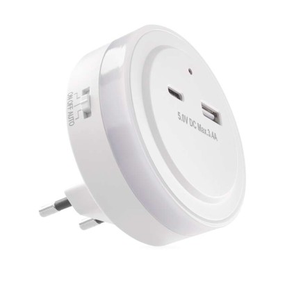 EMOS LED noční světlo P3323 s fotosenzorem do zásuvky