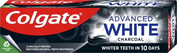 Zubná pasta Colgate Advanced White Charcoal, 75 ml