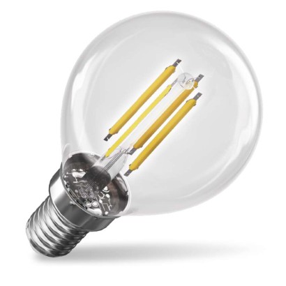 EMOS LED žárovka Filament Mini Globe  A CLASS/ E14 / 3,8 W (60 W) / 806 lm / teplá bílá