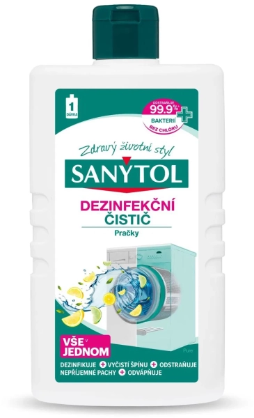 Dezinfekčný čistič práčky Sanytol, 240 ml