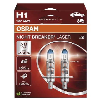EMOS Autožárovka OSRAM H1 55W 12V DUOBOX