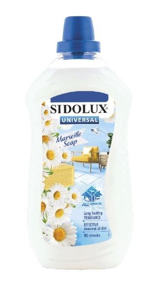 Sidolux Universal Marseilské mydlo umývací prostriedok na všetky umývateľné povrchy a podlahy, 1 l