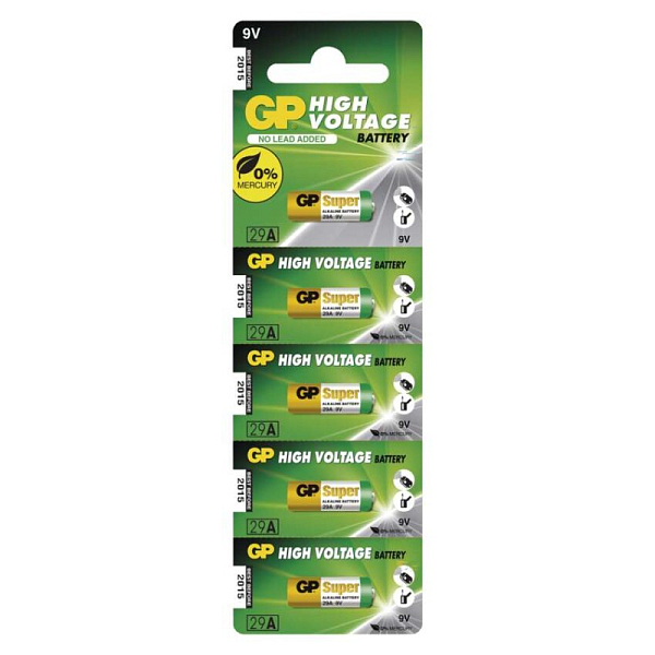 EMOS Alkalická speciální baterie GP 29A 1,5 V, 5 ks