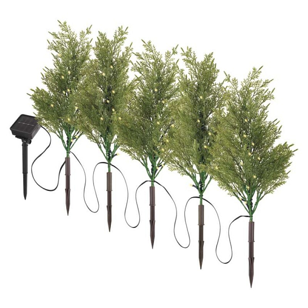 EMOS LED zapichovací větvičky se solárním panelem, venkovní i vnitřní, teplá bílá