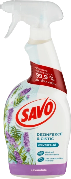 Dezinfekčný prostriedok Savo Dezinfekcia, Vôňa levandule, 700 ml