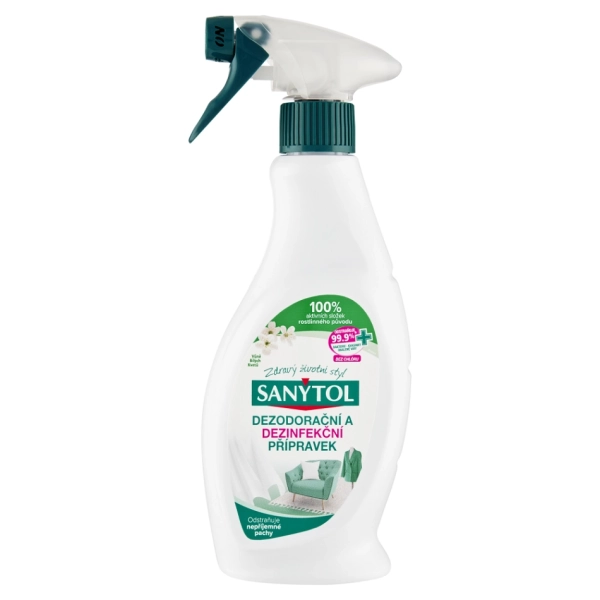 Dezodoračný a dezinfekčný prostriedok na tkaniny Sanytol, 500 ml