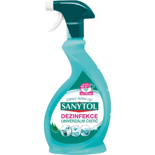 Dezinfekčný univerzálny čistiaci prostriedok Sanytol, Eukalyptus, 500 ml