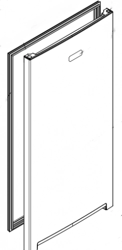 Dveře chladničky Beko 4660090100