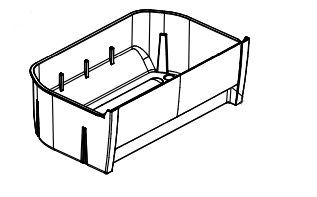 Koš na zeleninu Beko 4666190100