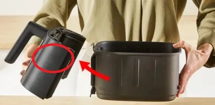 Rukoväť a kryt fritézy Tefal SS-998241