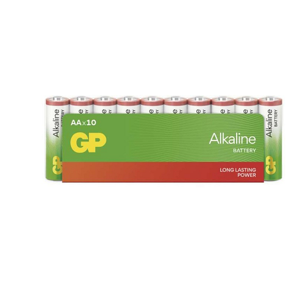 EMOS Alkalická baterie GP Alkaline AA (LR6), 10 ks