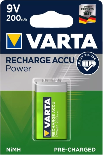 VARTA ACCU 9V 200mAh