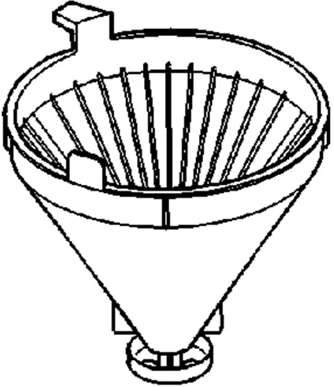 Držák filtru kávovaru MOULINEX BCA145 SS-201201