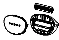 Mřížka výstupu páry nap. oděvů Tefal DT30.., CS-10000907