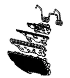 Nůž zastřihavače  SS-1810001928