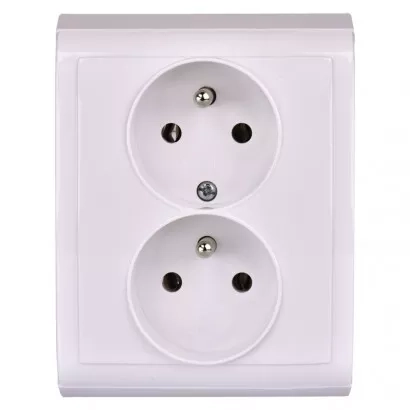 EMOS Zásuvka dvojitá PRAKTIK 4FN15066.901B