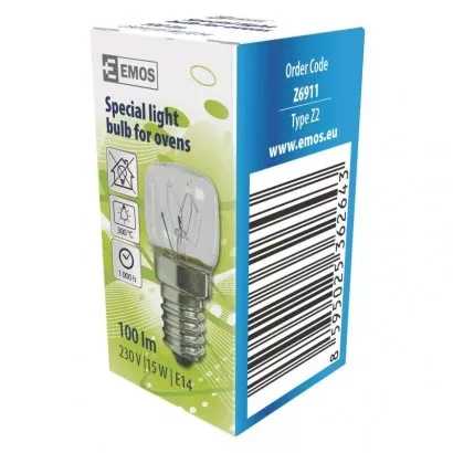 EMOS Žárovka do pečicí trouby E14 / 15 W / 58 lm / 300 °C