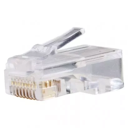 EMOS Konektor pro UTP kabel (drát), průhledný