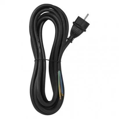 EMOS Flexo šňůra gumová 3× 2,5mm2, 5m, černá