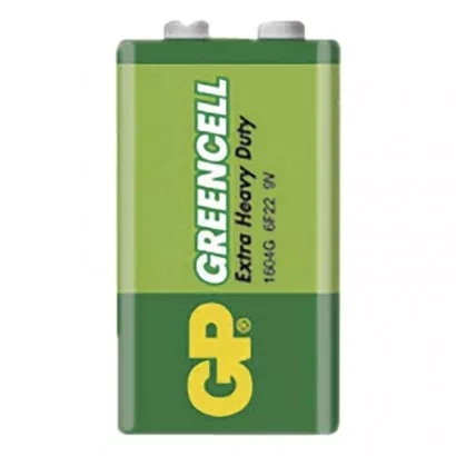 EMOS Zinková baterie GP Greencell 9V (6F22), 1 ks