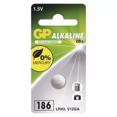 EMOS Alkalická knoflíková baterie GP 186F (LR43), 1 ks
