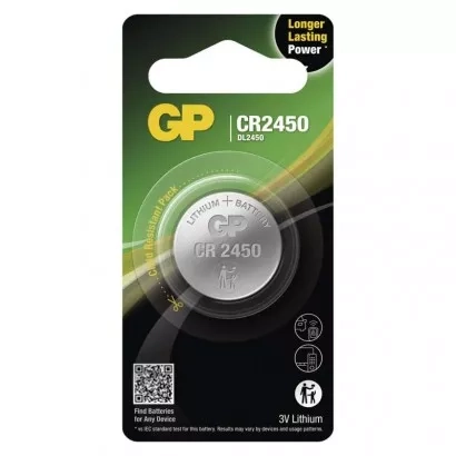 EMOS Lithiová knoflíková baterie GP Ultra plus CR2450, 1 ks