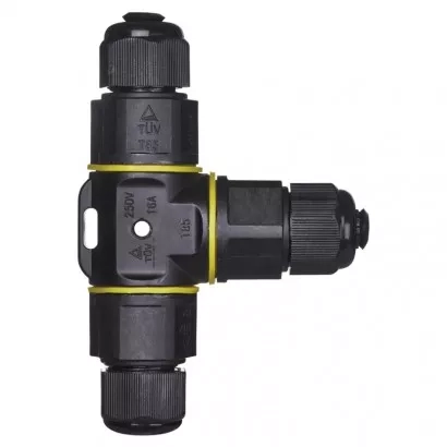 EMOS Kabelová T spojka plastová IP68