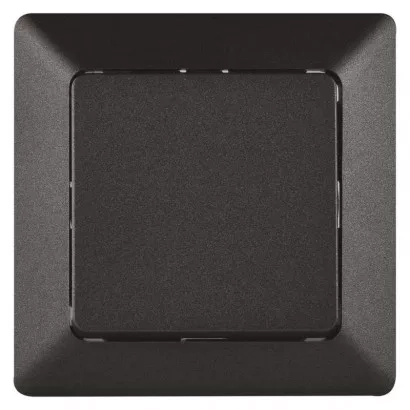 EMOS Ovladač tlačítkový zapínací 1/0, antracit