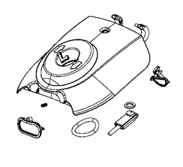 Víko vysavače RS-RT3770