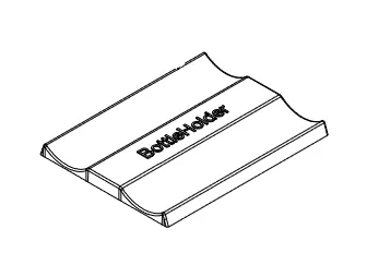 Držiak na fľaše plast 4642920100