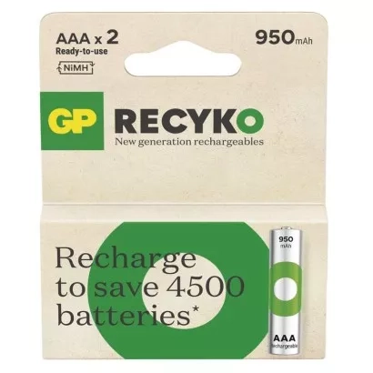 EMOS Nabíjecí baterie GP ReCyko 950 AAA (HR03), 2 ks