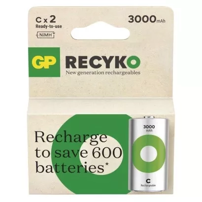 EMOS Nabíjecí baterie GP ReCyko 3000 C (HR14), 2 ks