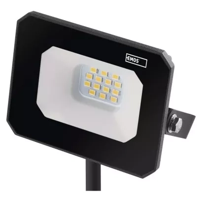 EMOS LED reflektor SIMPO 10 W, černý, neutrální bílá