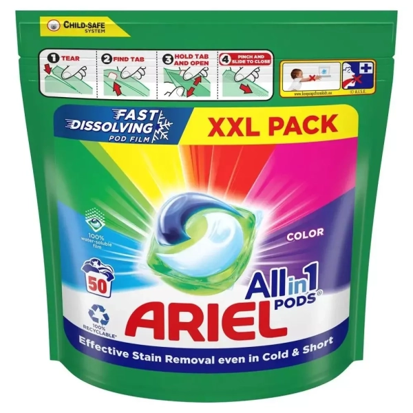 Ariel Color kapsule 50 ks