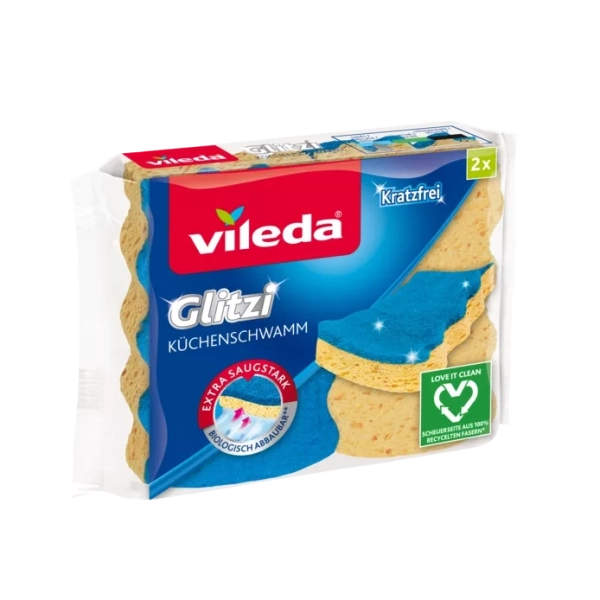 VILEDA hubka viskózna Glitzi Univerzal 2 ks