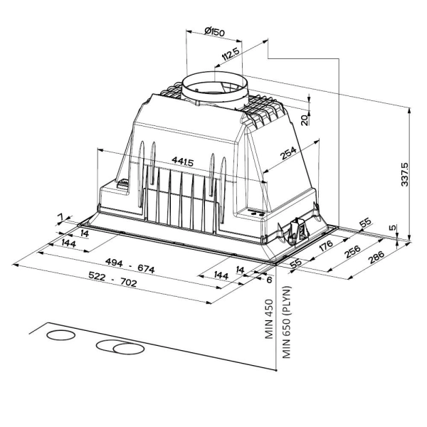 FABER INKA PLUS HCS BK A70