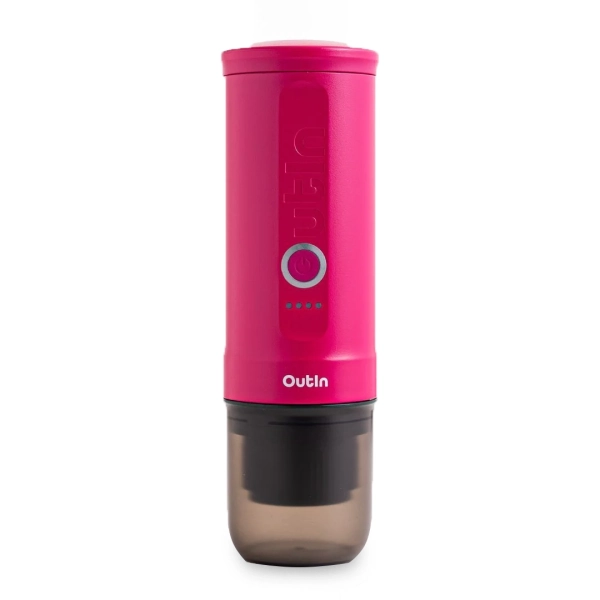Kávovar Outin Nano Portable Espresso Machine – Fuschia Pink (Crimson Red)